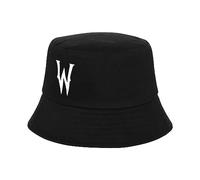 Wednesday Mercoledì Cappello Bambino Bucket, 25 x 15 cm, Nero W