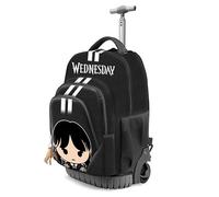 Wednesday Mercoledì Cute-Zaino Trolley GTS FAN, Grigio, 32 x 47 cm, Capacità 39 L