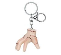 Wednesday Mercoledì Icon 3D Thing-Portachiavi Icon, Biancastro, 5 x 6 cm