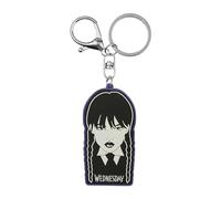 Wednesday Mercoledì Portachiavi Brand, Nero Braid