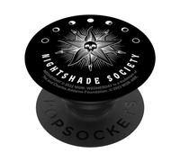 Wednesday Nevermore Academy Nightshade Society Emblem PopSockets PopGrip Adesivo
