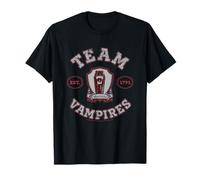 Wednesday Nevermore Academy Team Vampires Collegiate Maglietta