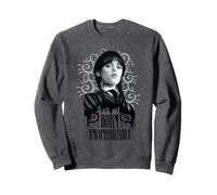 Wednesday Season 2 Born Uncomfortable Portrait Felpa