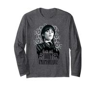 Wednesday Season 2 Born Uncomfortable Portrait Maglia a Manica