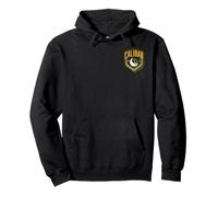 Wednesday Season 2 Caliban Left Pocket Retro Logo Felpa con Cappuccio