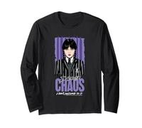 Wednesday Season 2 I Cause Chaos I Don't Succumb To It Maglia a Manica