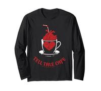 Wednesday Season 2 Tell Tale Cafe Heart in Mug Logo Maglia a Manica