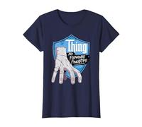 Wednesday Season 2 Thing AKA Fernando Fingertips Logo Maglietta, Donna, Navy, XXL