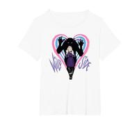 Wednesday Season 2 Wild Side Enid Werewolf Silhouette Maglietta, Donna Plus-Size, Bianco, 2X