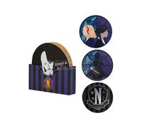 Wednesday Sottobicchiere 4-pack Cinereplicas
