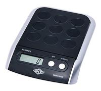 Wedo 0482001 Optimo Bilancia Elettronica, 2000g/1g, Nero