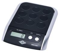 Wedo 0485001 Optimo Bilancia, 5000g/1g, Nero