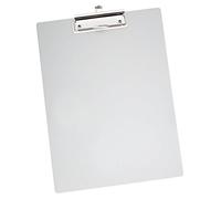 Wedo 057854 Tavoletta Portablocco in Alluminio, A4, Argento