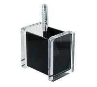 Wedo Portapenne Faretra Esclusiva in Acrilico Cristallino 9,4 x 6,5 x 9,4 cm