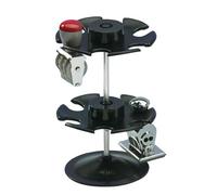 Wedo 0641201 Portatimbri da 12 Tondo, 2 Piani, Nero