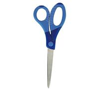 Wedo 0773603 Forbice in Acciaio Inox Gripy 6", 17.5 cm, Blister, Blu