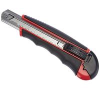 Wedo 078418 Autoload Cutter con 6 Lame nel Vano Scorta, 18 mm, Rosso/Nero