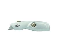 Wedo Cutter di sicurezza Alu Basic 078808 - Lama trapezoidale, Certificato Tüv/Gs, 96 g, Argento