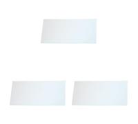 WEDO 10250199X Scaffale per cartelle, 6,0 x 0,15 x 12,2 cm, Trasparente (Confezione da 3)