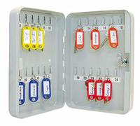 Wedo Cassetta per chiavi 10252437X - in acciaio grigio - per 24 chiavi