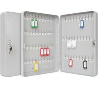 Wedo 10256537X Armadietto Chiavi da 70, 28.0 x 6.0 x 37.0 cm, Grigio
