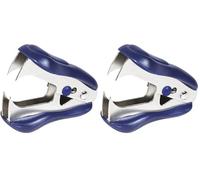 Wedo 10281103 klax Levapunti con chiusura di sicurezza, colore: blu (Confezione da 2)
