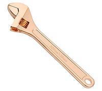 WEDO 12" Chiave inglese regolabile Senza Scintille,Chiave Regolabile a Rullino in alluminio bronzo,Apertura Scorrevole fino a 36 mm,Regolabile Chiave 300mm,non magnetico,Certificato BAM e FM