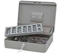 Wedo 149858012 Cassetta Contanti, 30 x 24 x 9 cm, Grigio