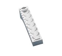 Wedo 160710037 Colonna Contamonete, 65 Monete, Grigio