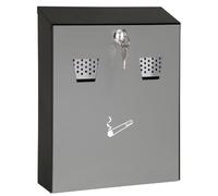 Wedo 17035112 Posacenere a Muro Compatto, Grigio/Mero