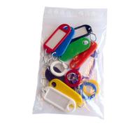Wedo 26210 set di portachiavi tag identità e chiave anello
