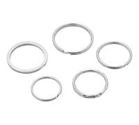 Wedo 26230015 Metal Keyrings Pack of 15 Schlüsselringe