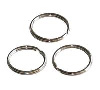 WEDO 2623116 Anelli portachiavi in acciaio temprato | 100 pezzi | 16 mm | Argent
