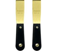 WEDO 2pcs Brass Putty Knife Set, 1-1/4 "raschiatore di vernice con manico di bakelite, coltello per pittori, raschiatore per intonaco raschiatura finitura in cartongesso, 8" lunghezza