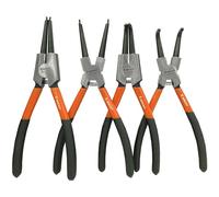 WEDO 4 Pezzi Pinze Per Anelli Di Sicurezza,Pinza ad anelli elastici per anelli elastici Interno - diritta,9" Pinza autobloccante,acciaio al vanadio cromo,Alta resistenza Pinza per anelli Seeger