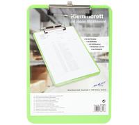 Wedo 576611 A4 Clipboard with Pen Holder - Green Green with pen holder