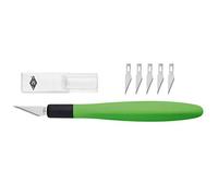 WEDO 7852199 Taglierini Comfortline, incluse 5 Lame di ricambio, verde