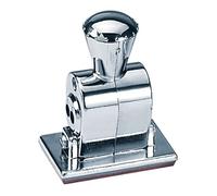 Wedo 872 Stema - Timbro datario (con testo ricevuto/completato, dimensioni dell'impronta 3 x 5 cm, cassa in metallo cromato)