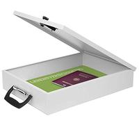 WEDO Cassetta documenti A4, grigio ch. con lucchetto a combinazione