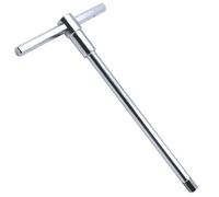 WEDO Chiave a brugola con manico a T scorrevole, chiave esagonale per rotazione rapida, alberi lunghi, rack di stoccaggio, auto, bicicletta, acciaio CR-V, dimensioni: 10 mm, lunghezza: 250 mm