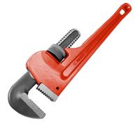 WEDO Chiave per tubi resistente, chiave per tubi da 8", chiave idraulica regolabile, chiave per tubi diritta regolabile, capacità ganasce 27 mm, acciaio ad alto tenore di carbonio, lunghezza 200 mm