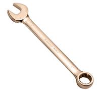 WEDO Chiave poligonale senza scintille, di sicurezza, chiave combinata, a prova di esplosione, rame berillio, standard BAM/FM, dimensioni 11 mm