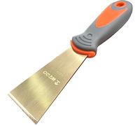 WEDO Coltello per stucco non scintillante, 60 mm, rigido, senza scintille, per pittore, resistente alla corrosione, standard DIN, alluminio bronzo, lunghezza 20,3 cm