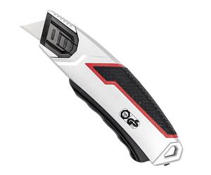 WEDO Cutter Safety in metallo con lama indietro, coltello di sicurezza con leva