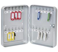 Wedo Key Cabinet with 24 Key Hooks in Silver