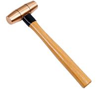 WEDO Martello a tamburo in rame con manico in legno, lunghezza 27,9 cm, 0,9 kg