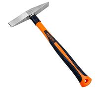 WEDO Martello Da Saldatura in Acciaio inossidabile,Fresa professionale da 150g,lunghezza 280mm,Saldatura per asportare scorie di saldatura a martello,manico in vetroresina,antiruggine