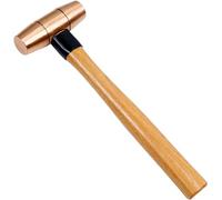 WEDO Martello da Slitta 450 g in Rame, Manico in Fibra di Vetro, Lunghezza 300 mm