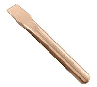WEDO Scalpelli per Meccanico e Muratore,scalpello piatto da senza scintille,dimensione 24mmx250mm,berillio rame,non magnetico,resistente alla corrosione,Certificato BAM e FM,Certificazione GS