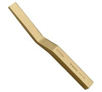 WEDO Scalpello per presellatura non scintillante, strumento per presellatura in bronzo di alluminio, larghezza lama 20 mm, spessore 5 mm, lunghezza 200 mm, resistenza alla corrosione, standard DIN,